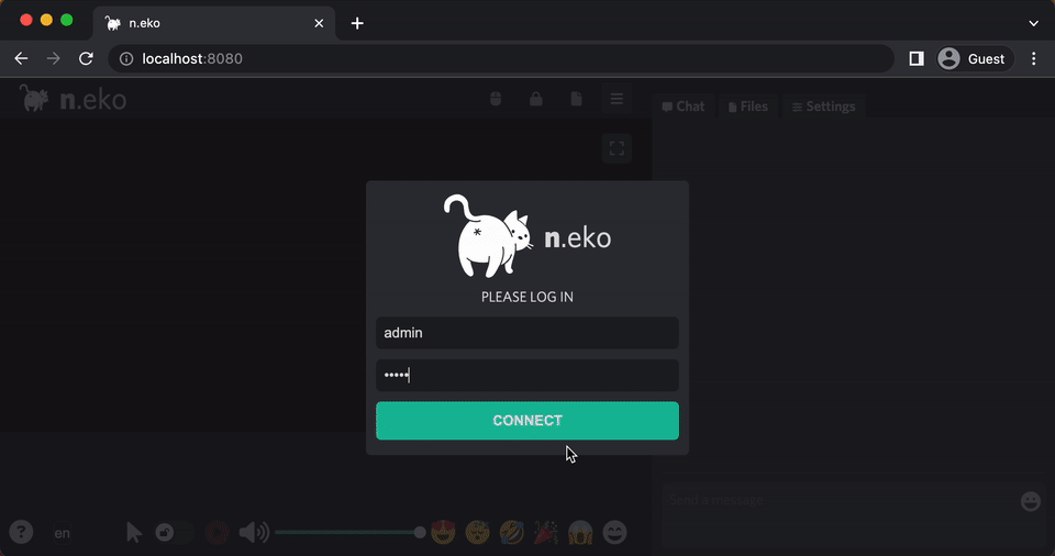 Neko:在 docker 中运行并使用 WebRTC 的自托管虚拟浏览器,一起观影,互动演示,保护隐私