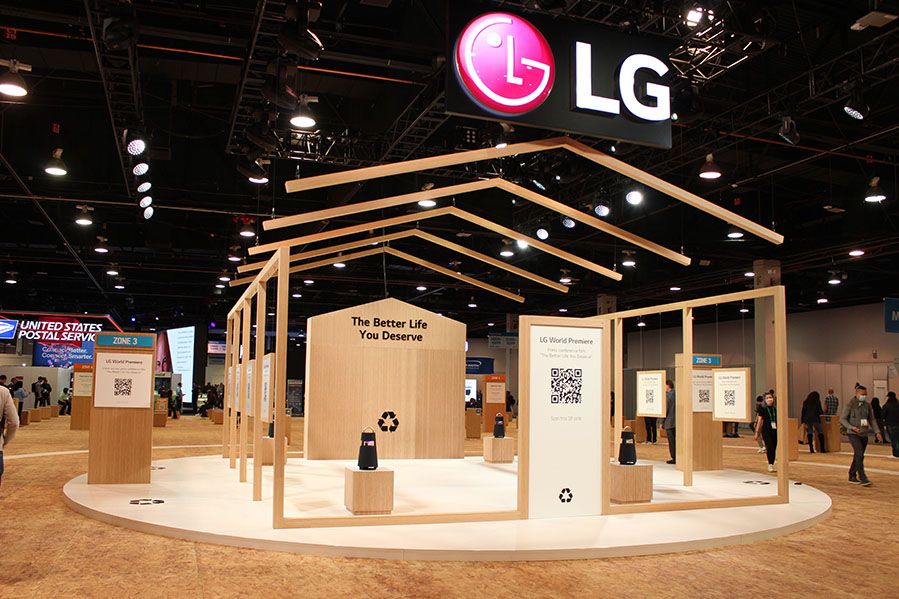 Ilustrasi Booth Pameran